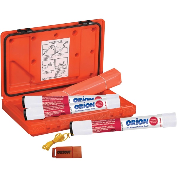 Orion 234 Locator Plus 3 Signal Kit with Whistle & Flag in Floating Case