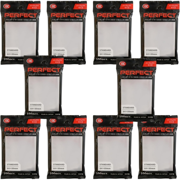 KMC 100 Karte Barriere Perfekte Größe (10 Packungen/Gesamt 1000)