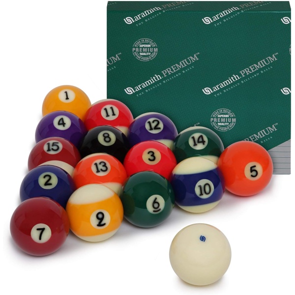 Aramith Pure Phenolic Pool Balls Regulation Belgian Made Billiard Ball Set
