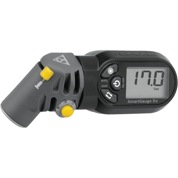 Topeak SmartGauge D2 Digital Tire Pressure Gauge – Presta/Schrader Compatible
