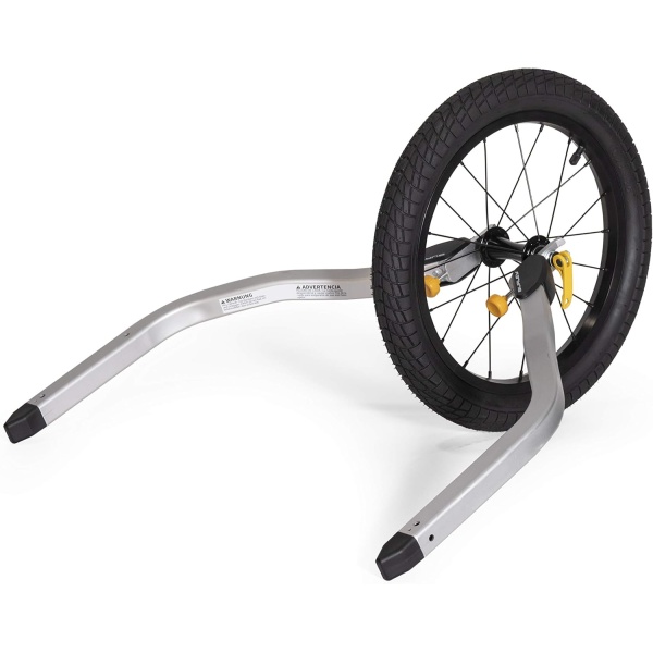 Burley Design Jogger Kit for Bicycle, Aluminum, Black/Silver, 16 inches