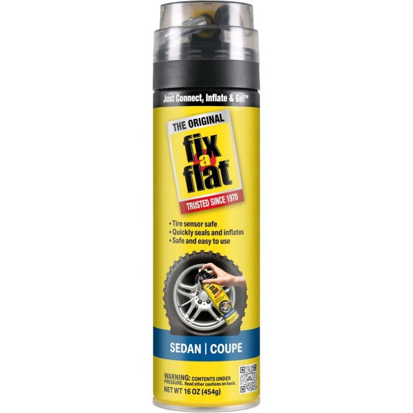 Fix-A-Flat S60420 Aerosol Emergency Flat Tire Repair and Inflator, for Standard