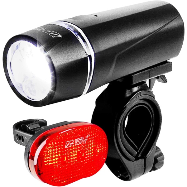 BV Bike Lights, Super Bright with 5 LED Bike Headlight & 3 LED Rear, Bike Lights