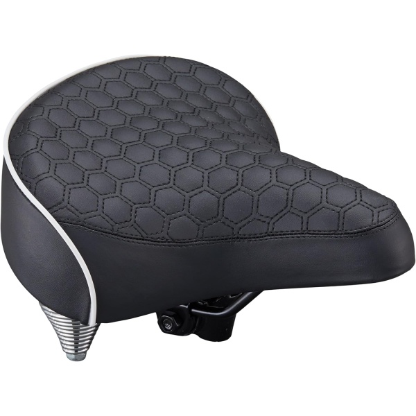 Schwinn Comfort Bike Seat, Quilted or Foam Padded Bike Saddle, Various Styles